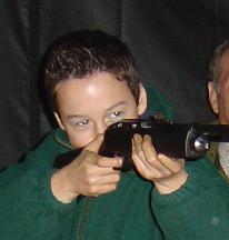 Picture of boy laser shooting