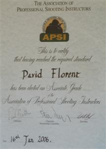 David's APSI Certification