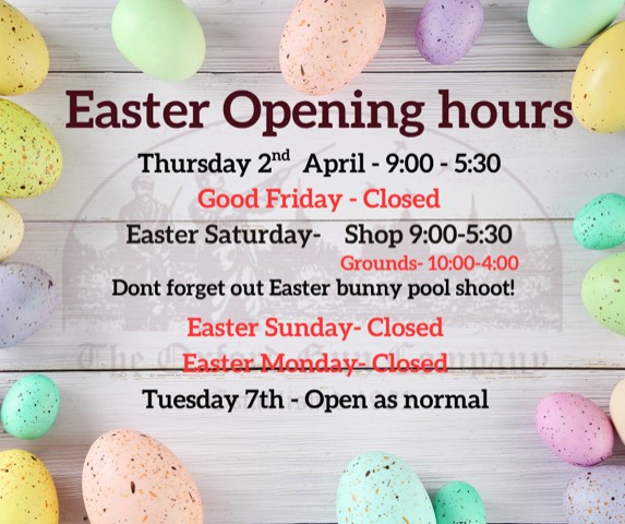 Easter Opening Hours 2026
